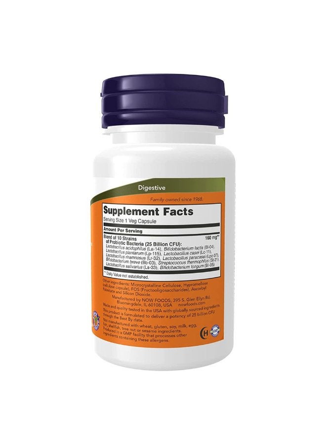 Now Probiotic 10 25 Billion Capsules 50 Pieces - Image 2