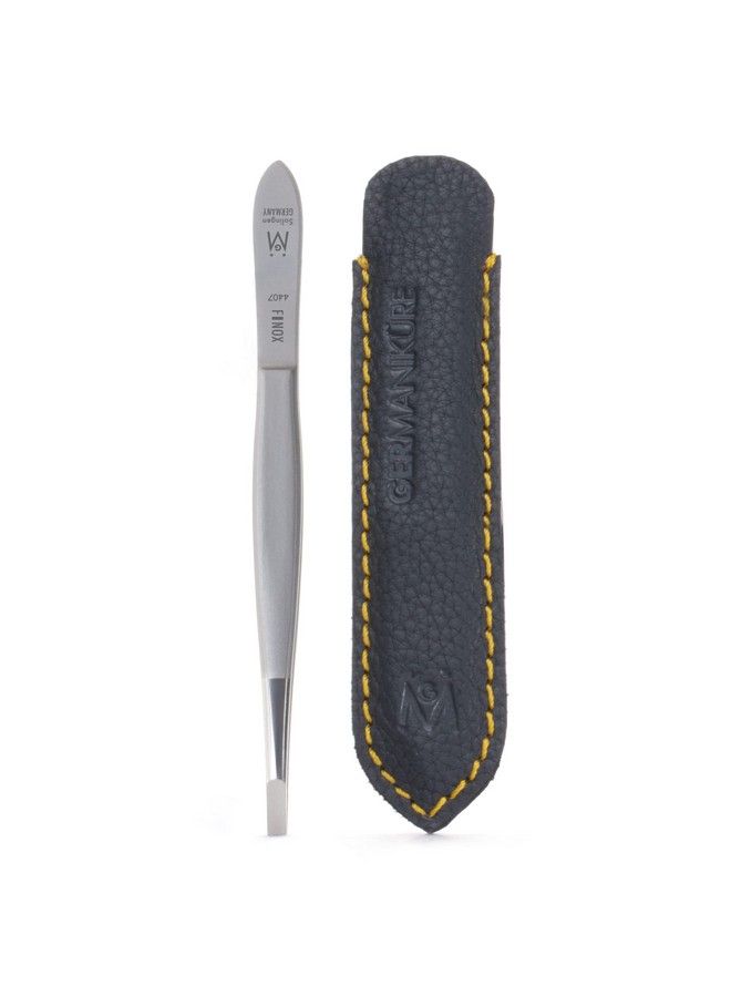 GERmanikure Straight Tweezers In Leather Case Made In Solingen Germany - Image 2
