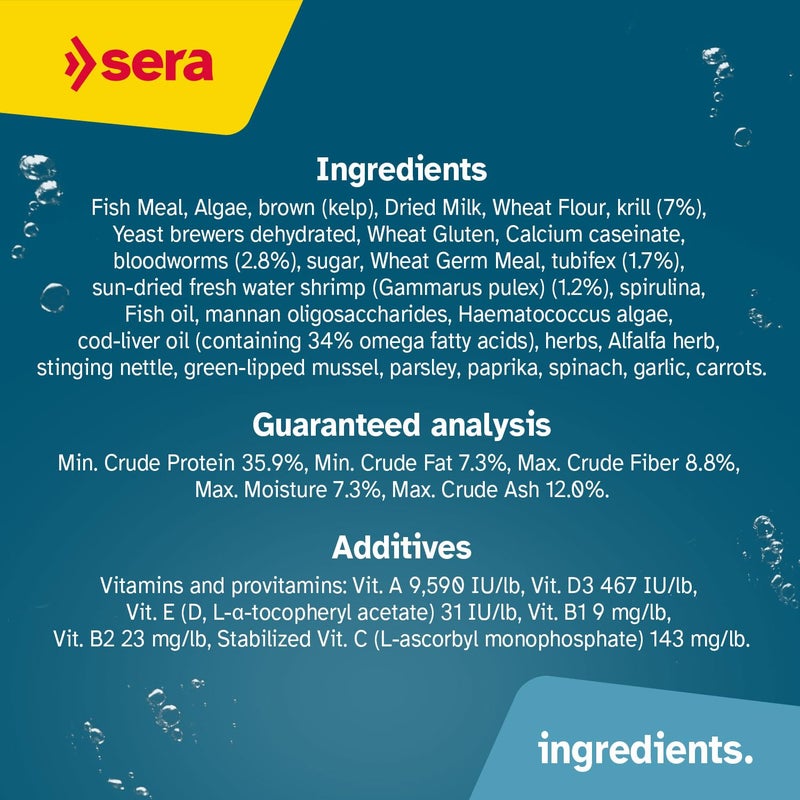 Sera O-Nip Nature 24 Tabs 0.6 oz | Complete Feed for All Ornamental Fish | Adhesive Tablets Stick to The Aquarium Glass | High Protein | No Dyes & Preservatives | with Bloodworms, Krill & Tubifex - Image 5