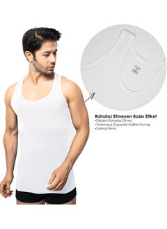 TS Men's 100% Cotton Undershirt 5-Piece Set, Comfortable Fit, Black Premium Special Box, Underwear, Underwear  - Image 4