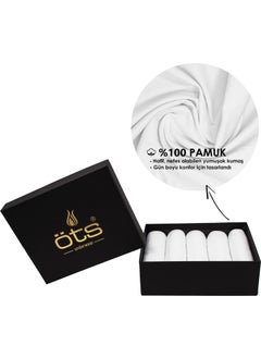 TS Men's 100% Cotton Undershirt 5-Piece Set, Comfortable Fit, Black Premium Special Box, Underwear, Underwear  - Image 2