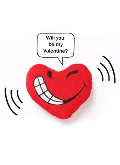 Oye Happy Oye Happy - Heart Cushion Toy with Pre Recorded Voice - Be My Valentine - Best Gift for BF/GF/Husband/Wife/Fiance on Birthday/Anniversary/Valentine's Day  - Image 4