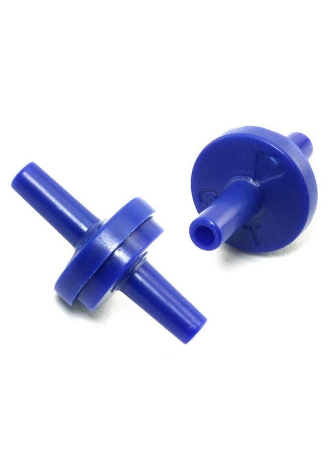 XMHF XMHF 10 Pcs Plastic Aquarium Non-Return Air Pump Check Valve Blue for Fish Tank  - Image 3