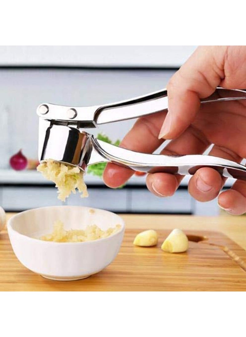 BioTech Garlic Crusher Practical Garlic Press 16.5 cm Garlic Grater  - Image 2