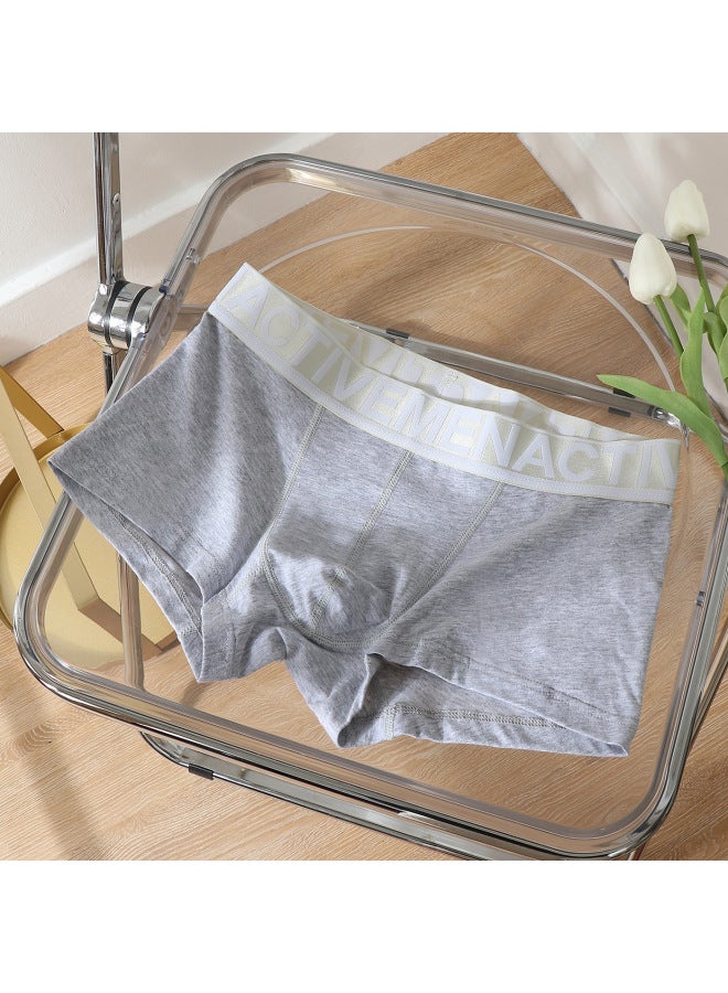 Graphene Personalized Men's Underwear Pure Cotton Boxers Youth Sports Casual Boxer Shorts Head Boys Trendy Shorts