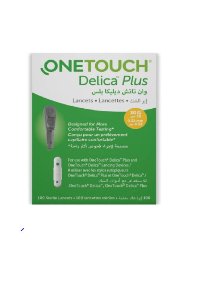 ONETOUCH One Touch Delica Plus Sterile Dosing Needles 100 Needles - Image 1