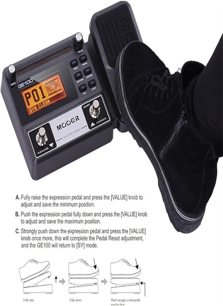 Mooer - Guitar Multi-Effects Processor Pedal with Loop Recording (180 sec), Tuning, Tap-Tempo Rhythm Setting, Scale and Chord Learning - Image 1