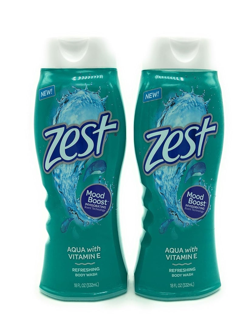 Zest Body Wash, Aqua, 18 Ounce, 2 Pack - pzsku/Z58B22EA90CECE2F94D54Z/45/_/1740342263/568e698f-6451-45d3-b295-fc1e4997d59d