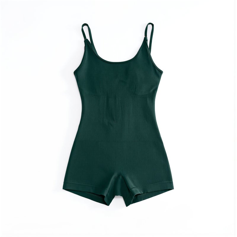 One Piece Yoga Outfit Crisscross Back Multi Scene Workout Suit for Gym Dance Run - Image 5