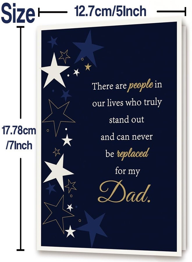 Asmallgf Dad Birthday Card, Heartfelt Birthday Decoration Gift from Daughter Son, Funny for Dad Birthday Celebrations Family Appreciation and Gratitude - Image 3