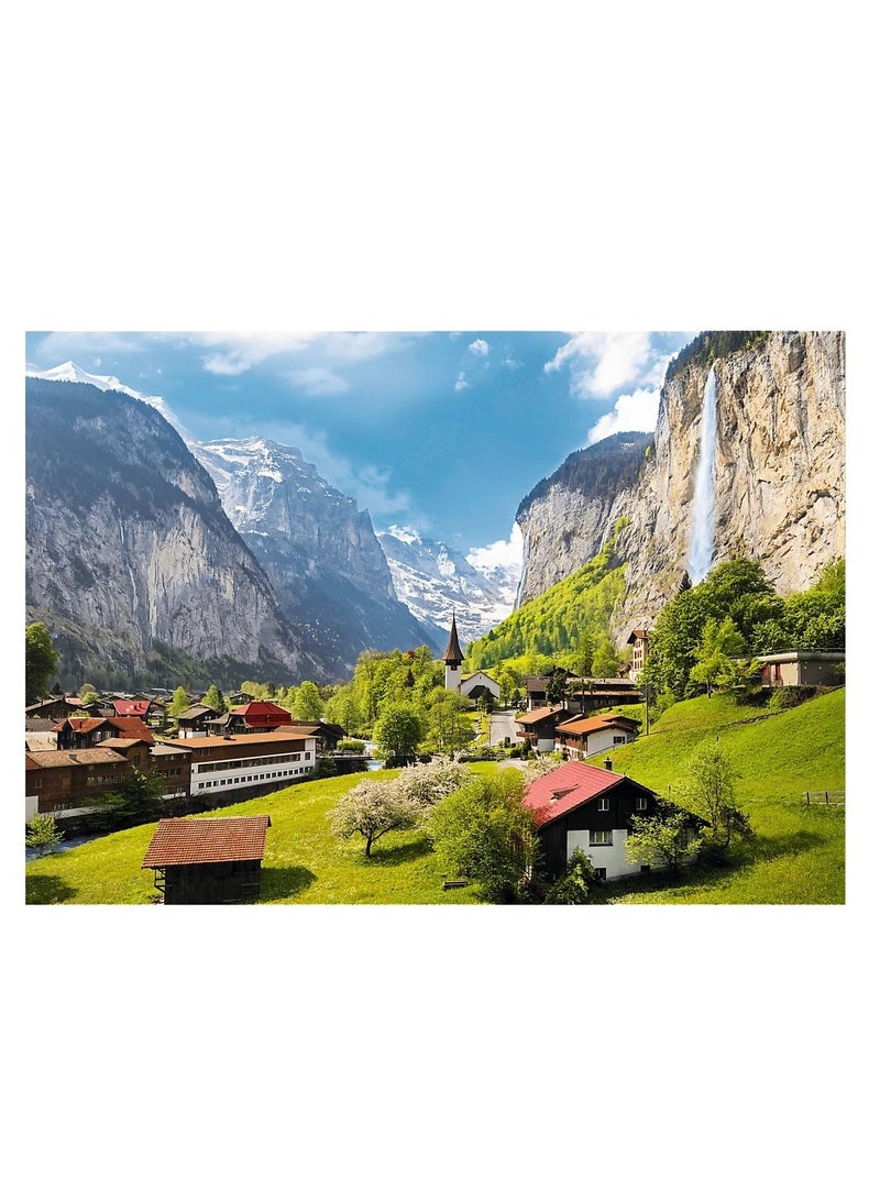 Trefl - puzzle Lauterbrunnen, Switzerland - 3000 Pcs - 33076 - Image 2