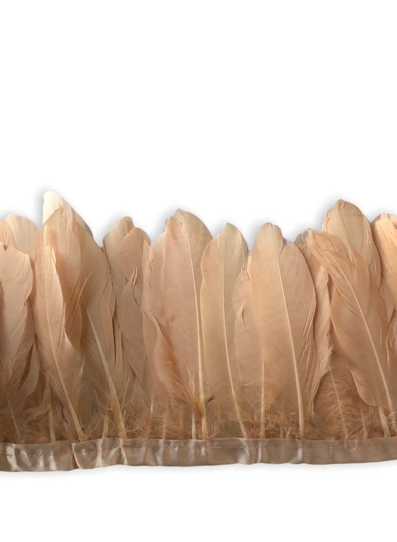 Turkey Feathers Fringe Trims Ribbons Height 15-20cm By Yards  - Image 2