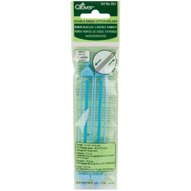 Clover 351 DoubleEnded Stitch Holder Small MultiColour 1