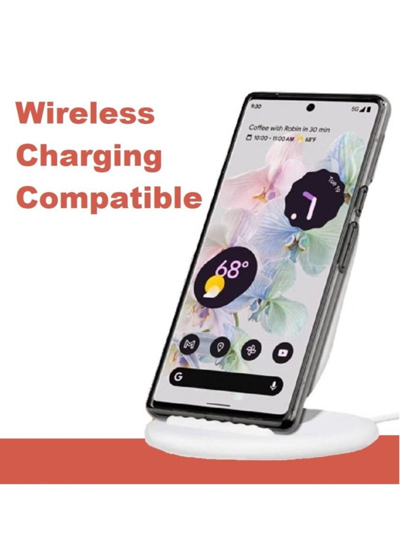 CATANES Google Pixel 6 Pro Clear Case Ultra Slim Shockproof Transparent Soft TPU Cover Compatible with Pixel 6 Pro 6.71 inch (2021) - Image 4