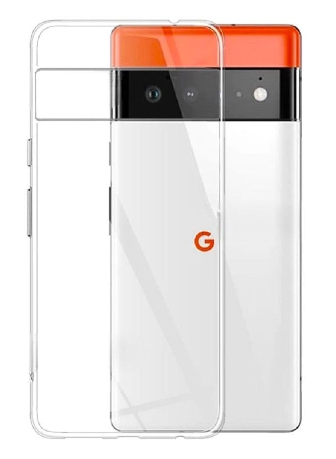 CATANES Google Pixel 6 Pro Clear Case Ultra Slim Shockproof Transparent Soft TPU Cover Compatible with Pixel 6 Pro 6.71 inch (2021) - Image 3