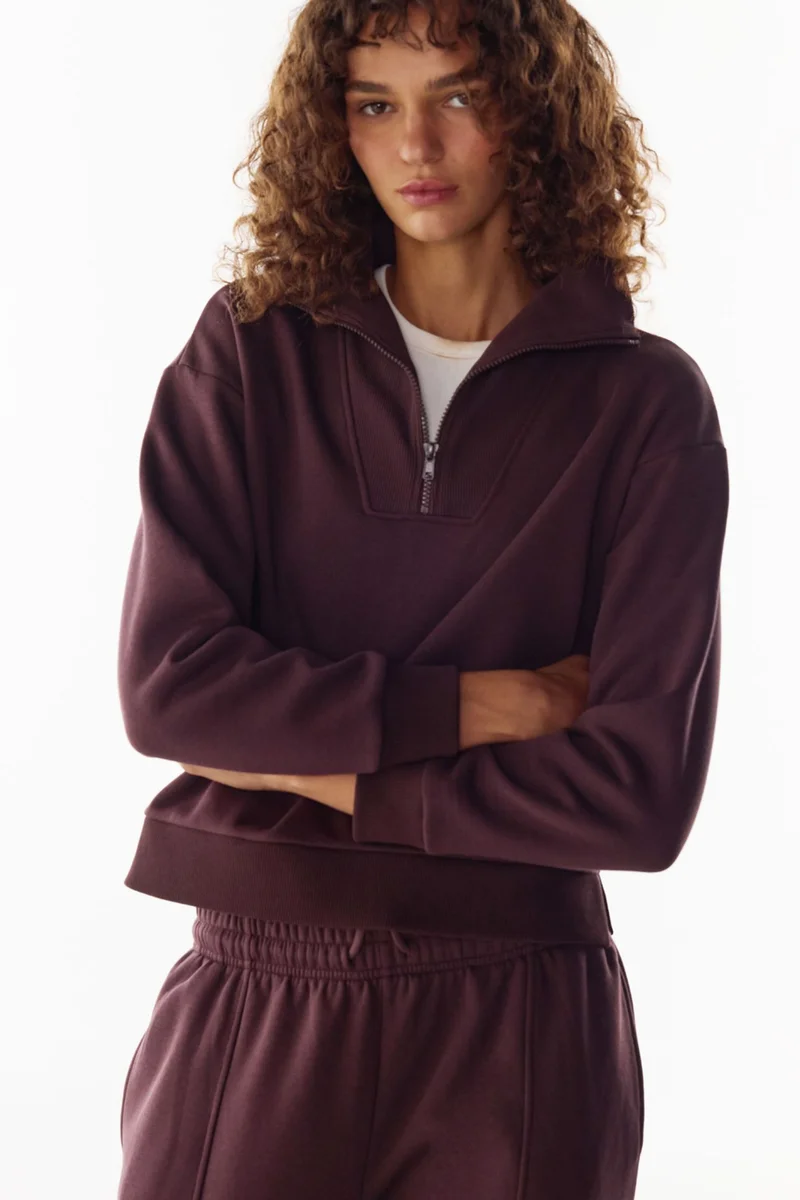 Penti PENTI Half-Zip Brushed Sweatshirt