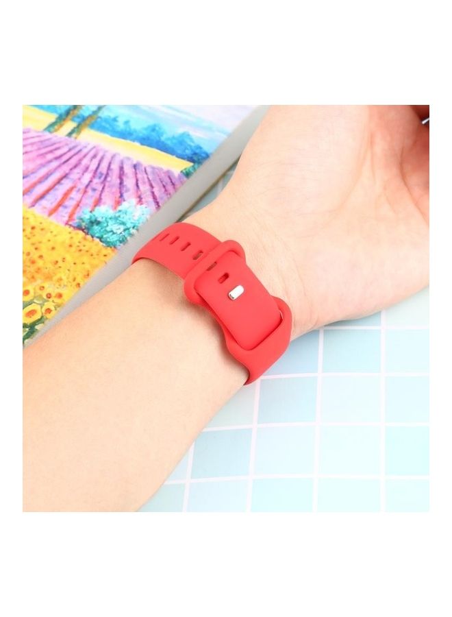 NIBEMINENT Double Wear Rivets Replacement Watchbands For Series 7 41mm / 6 & Se 5 4 40mm 3 2 1 38mm Scarlet - Image 5