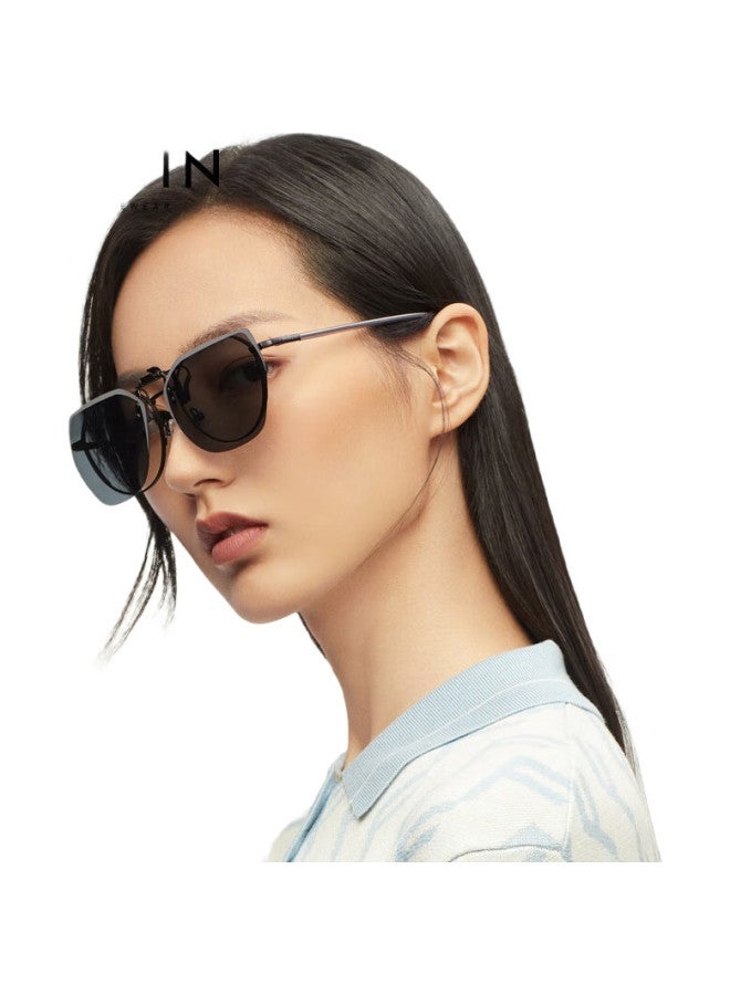 PARZIN (Parzin) Polarized Sunglasses Clip-On, Reversible, Unisex, Convenient Driving Sunglasses Clip-On, 12103 - Image 1
