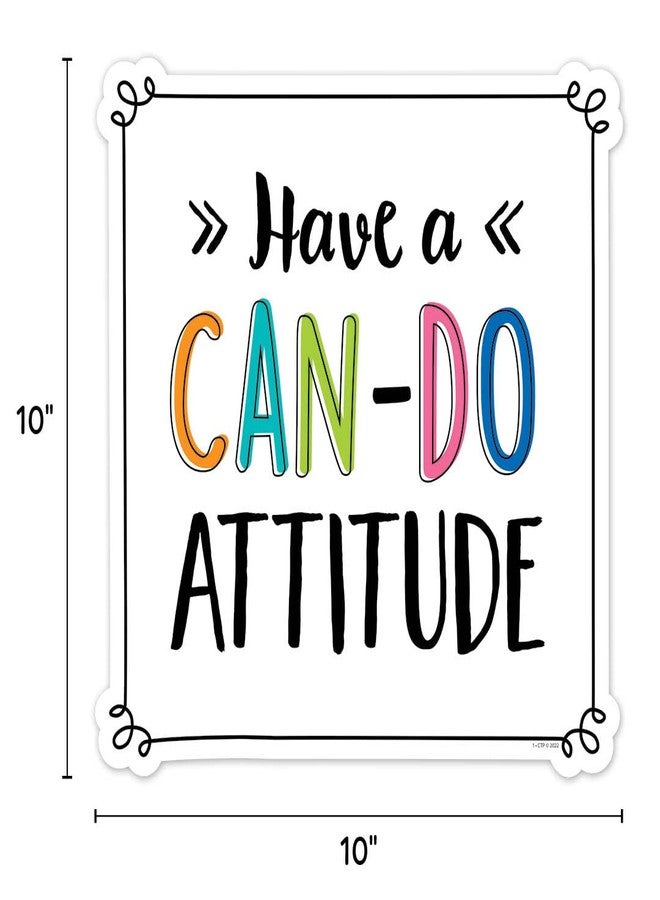 Creative Teaching Press CTP Positive Mindset 10" Cut-Outs Learning Décor Accents for Classroom (Creative Teaching Press 10815) - Image 3