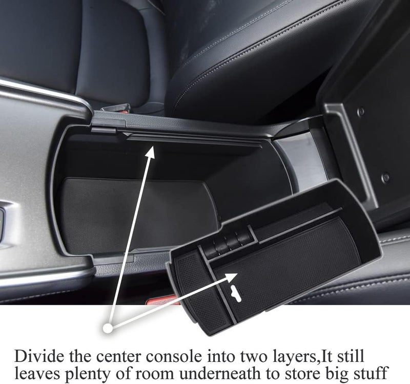 Vesul Center Console Organizer Compatible with Honda Accord 2018-2022 Armrest Tray Storage Box Divider Insert Organizer ABS Glove Pallet - Image 3