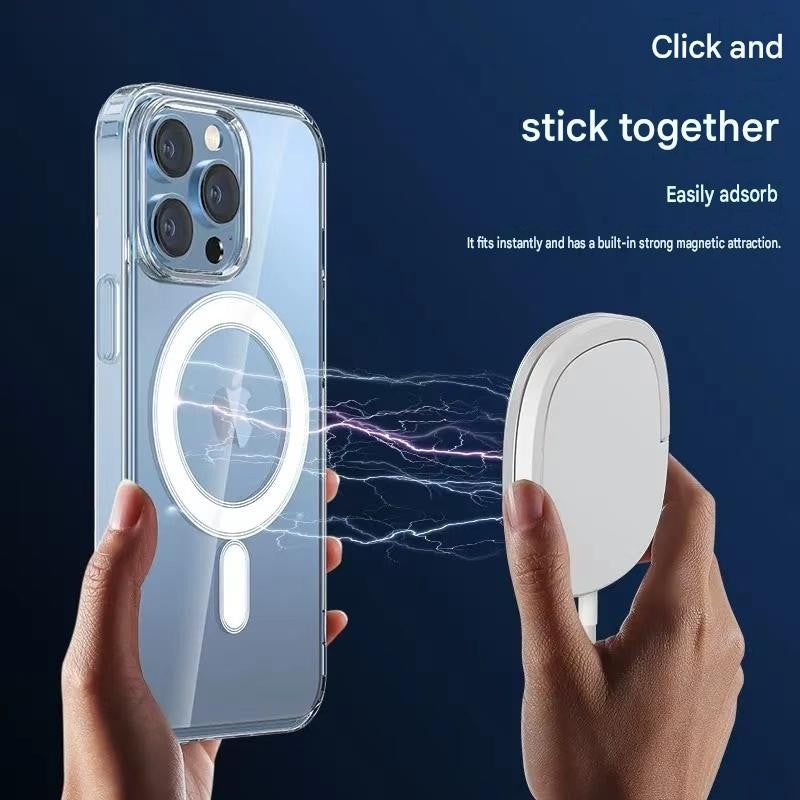 Latest upgrade for iPhone specific transparent magnetic protective case - Image 4