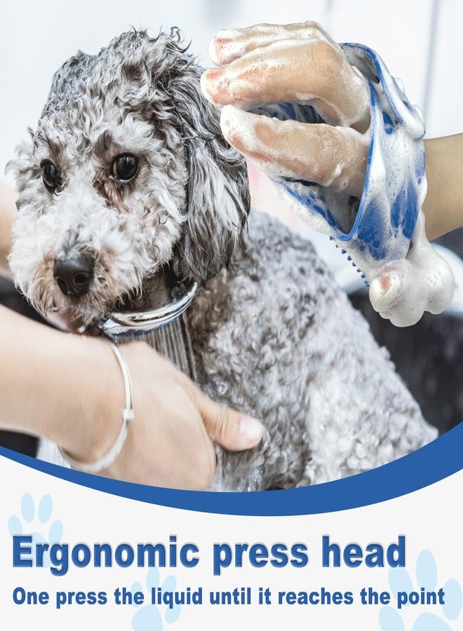 IDQQUQQ 3PCS Dog Bath Brush, Dog Shampoo Brush, Dog Scrubber for Bath,Dog Bath Products are Suitable for Short, Long haired Dogs, Cats, Large Dogs, and Small Dogs - Image 5