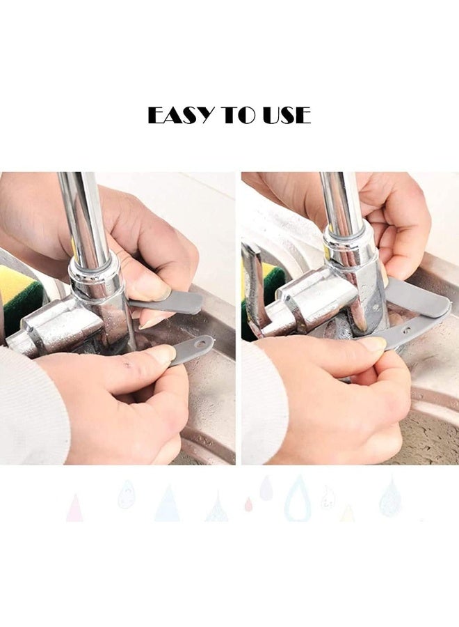 SKY-TOUCH Sink Caddy Sponge Holder, Kitchen Sink Storage Basket Hanging Bag Basket Organizer for Sponges Soaps and Cleaning Brushes Sink Accessories - Image 5