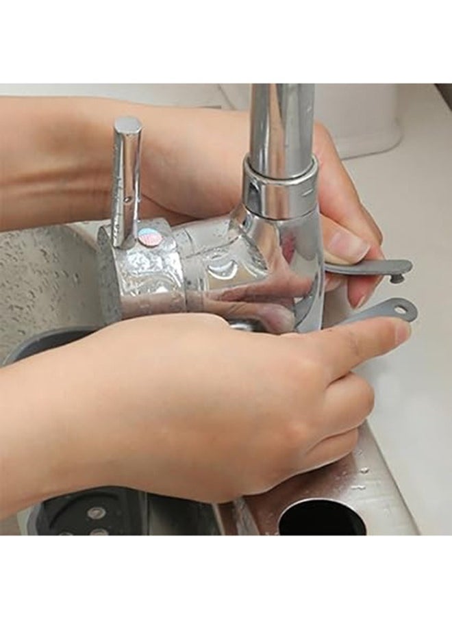 SKY-TOUCH - Sink Shelf Soap Sponge Drain Rack WhiteGrey 245centimeter - Image 1