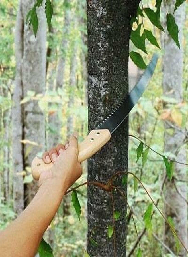 bosig® Heavy Duty Garden Hand Pruning Saw Cutter | | Comfort wood Handle | Designed for Single-Hand Use | Perfect for Trimming Trees, Pruning Tree Branch and More - Image 2