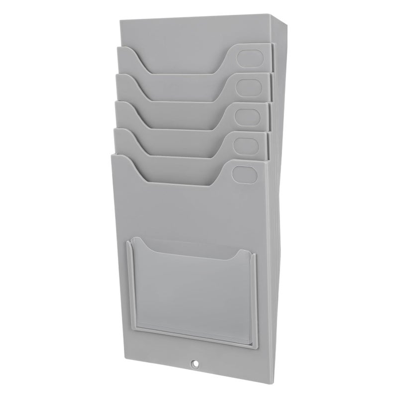 Multi Pocket Cards Rack Organizer Lightweight Space Saving Design For Office Employee Use - Image 1