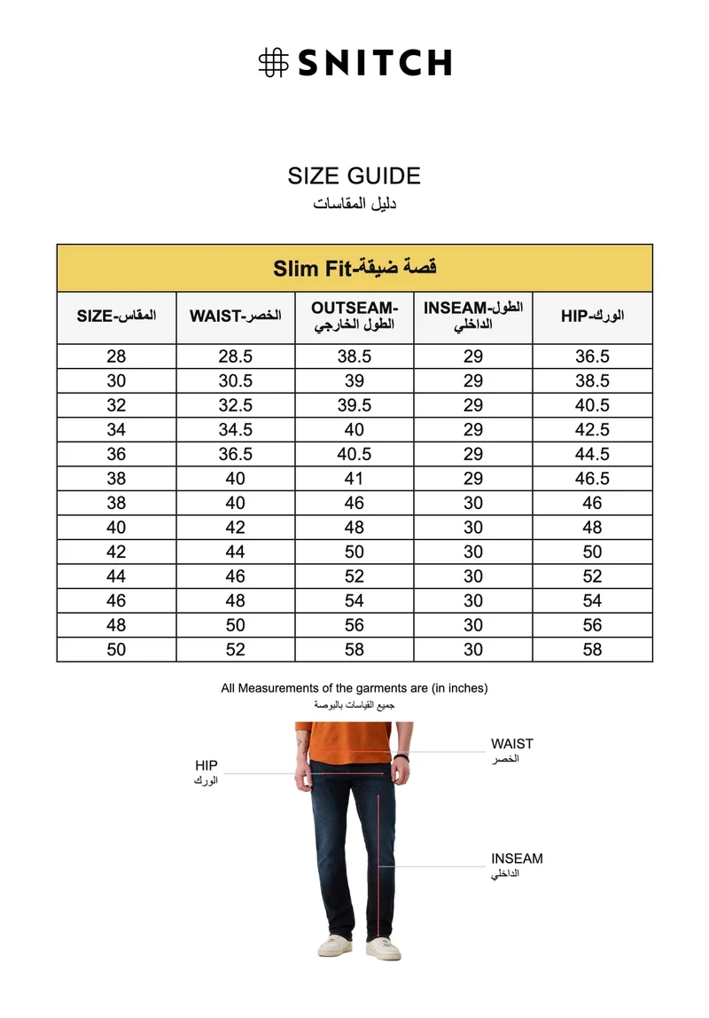 SNITCH Navy Slim Fit Washed Jeans for Men | Best Price UAE