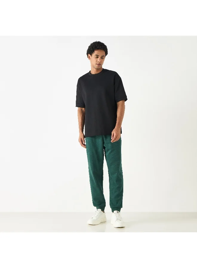 Kappa Kappa Logo Detail Joggers with Pockets and Drawstring Closure