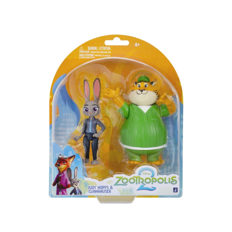 ديزني مجسم زوتوبيا  قابل للجمع عبوة  في  جودي هوبس وكلاوهاوزر  بوصات | مجموعة ذيول الغموض زوتوبيا  | مجسم شخصية هدية للأطفال والمقتنين - Image 1