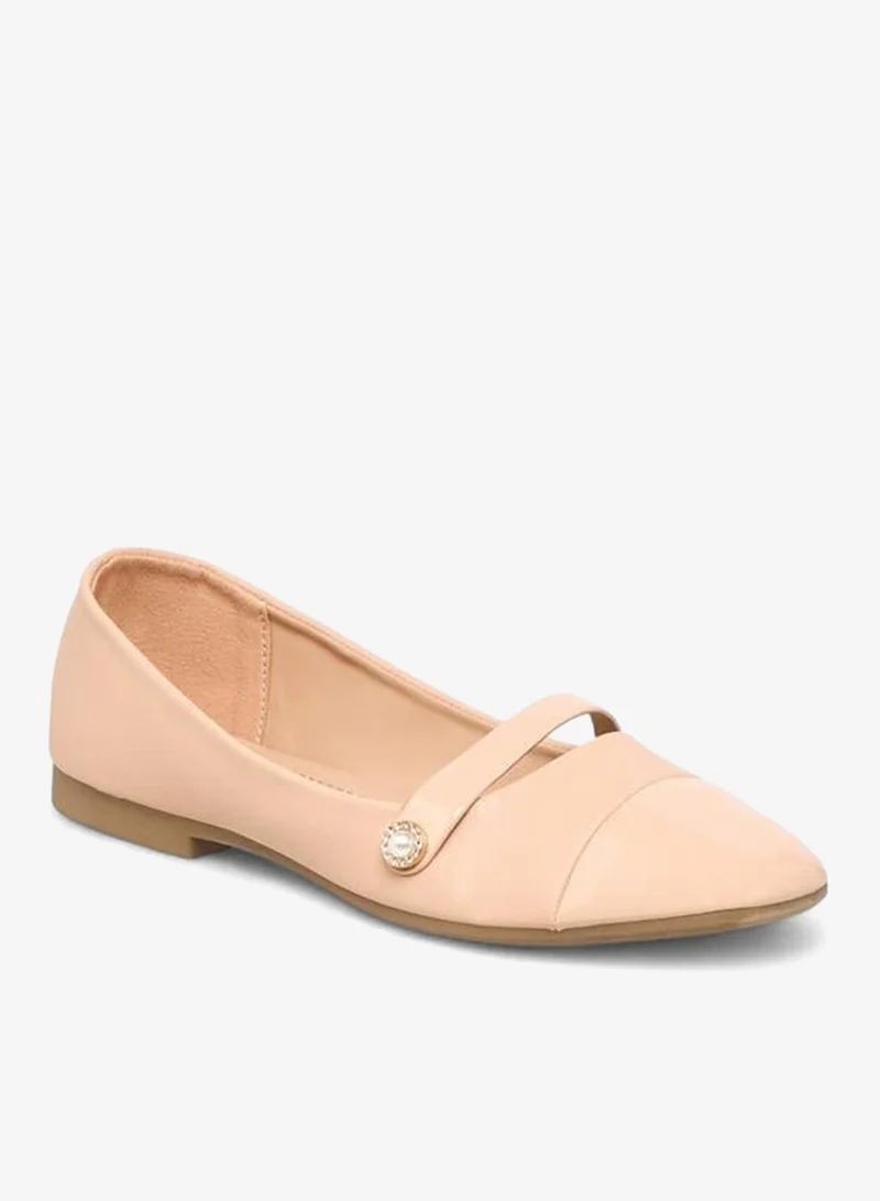 Flora Bella By Shoexpress Women Pearl Accent Ballerina Shoes