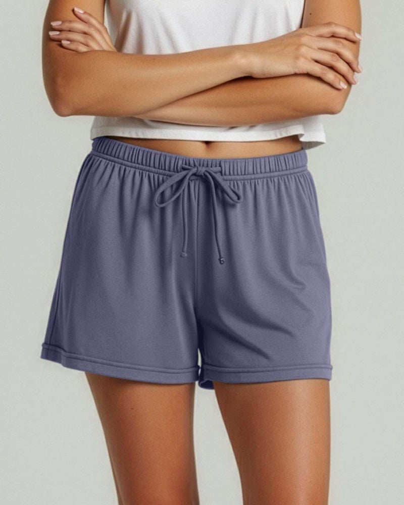 REALESSENTIALS Real Essentials 3 Pack: Women's Pajama Shorts Sleep Lounge Sweatshorts Comfy Sleepwear Bottoms (Available In Plus Size)- Set 4, Xl - Image 3