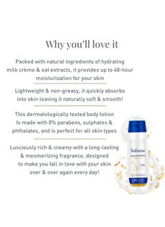 Softsens Naturally Soft Skin Body Lotion With Hydrating Milk Creme & Oats Extract ; 48H Moisturization ; Parabens Sulfates Sls Sles Free 200Ml  - Image 5
