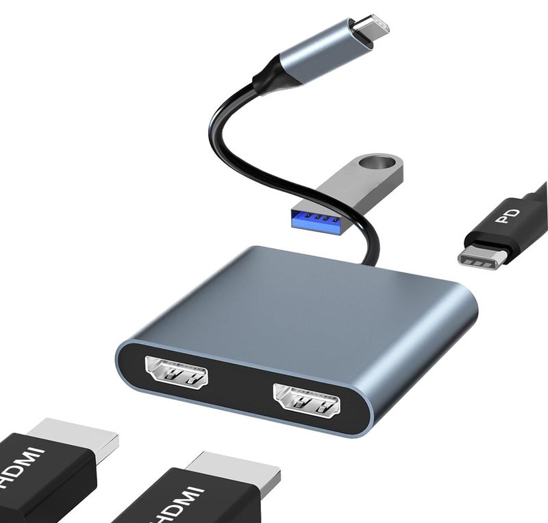 Switch 3-in-1 Docking Station for Phone, Tablet, and Gaming Console USB-C Video Converter 3in1 Expansion
