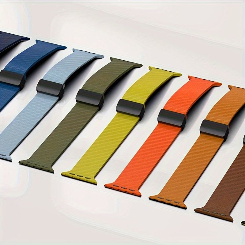 Carbon Fiber Pattern Magnetic Buckle Strap 38mm 40mm 41mm Mix Color 5 - Image 4