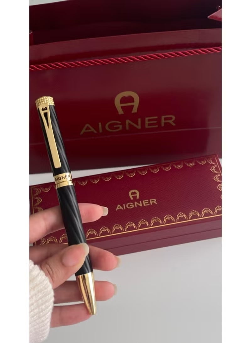 AIGNER Black and gold Pen - Image 1