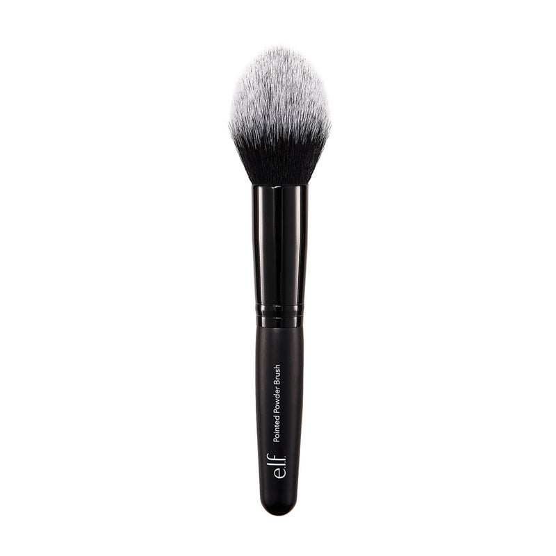 elf e.l.f. Pointed Powder Brush, Makeup Tool With Tapered End For Flawless Contouring & Highlighting, Vegan & Cruelty-Free - Image 1