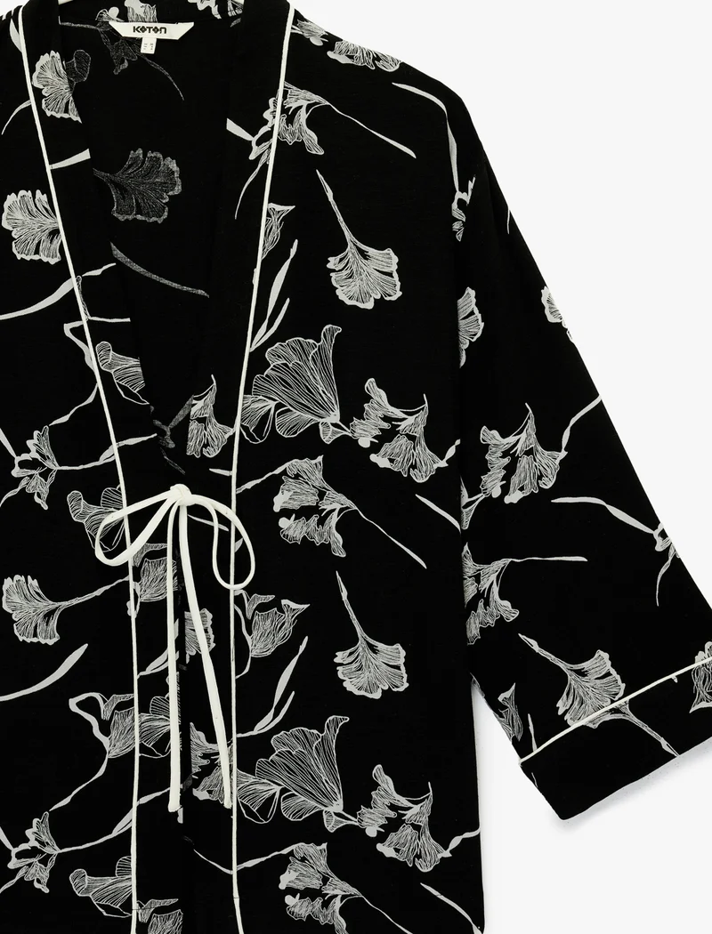 Koton  Floral Kimono Jacket for Women | Best Price UAE