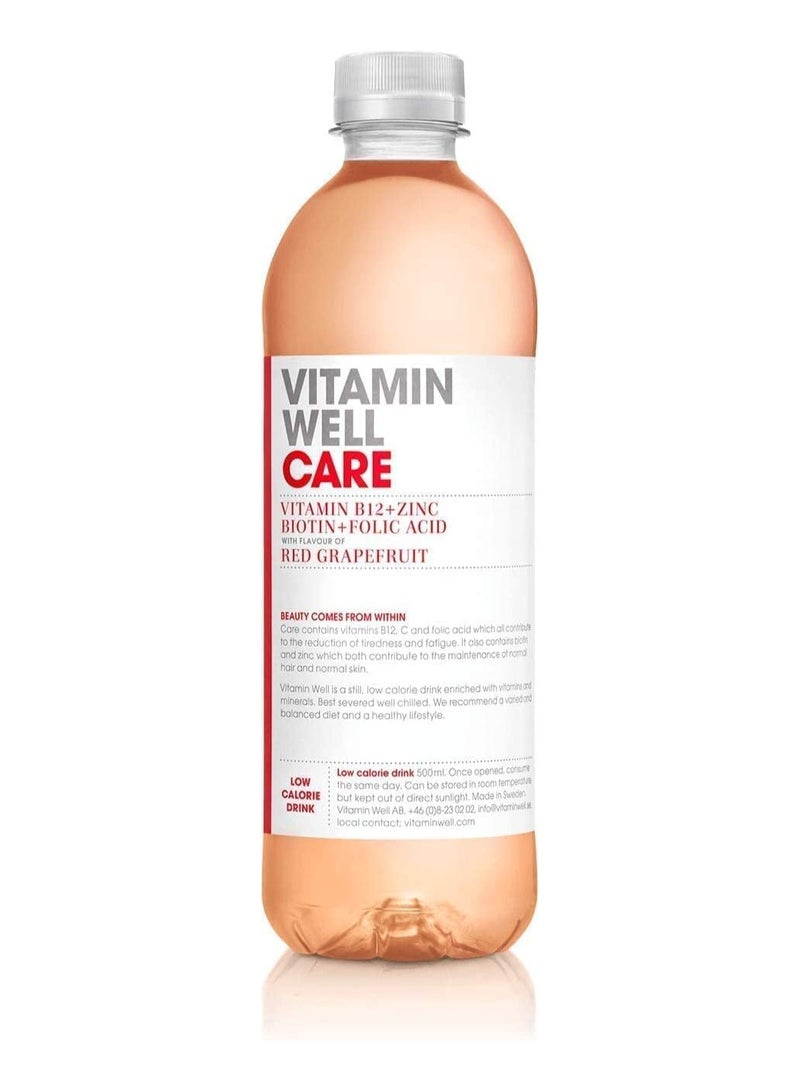 فيتامين ويل كير الجريب فروت الأحمر 500 مل، عبوة من 12 قطعة - Image 2