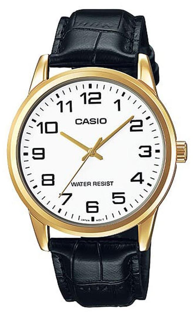 كاسيو ساعة يد جلد بعقارب MTP-V001GL-7BUDF - Image 1