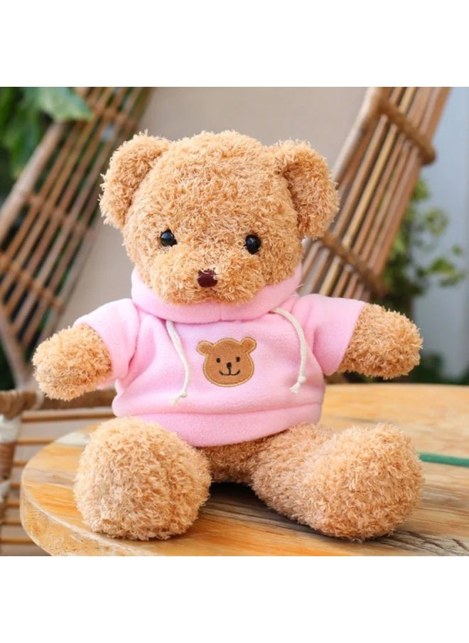 Generic - Claw Machine Dolls Toy/plushie For Kids Adults - Fun Arcade Game Play - Soft Stuffed Animal Toy Various Colors Available-Specifications:Pink Sweatshirt Bear-Color:30cm - Image 1