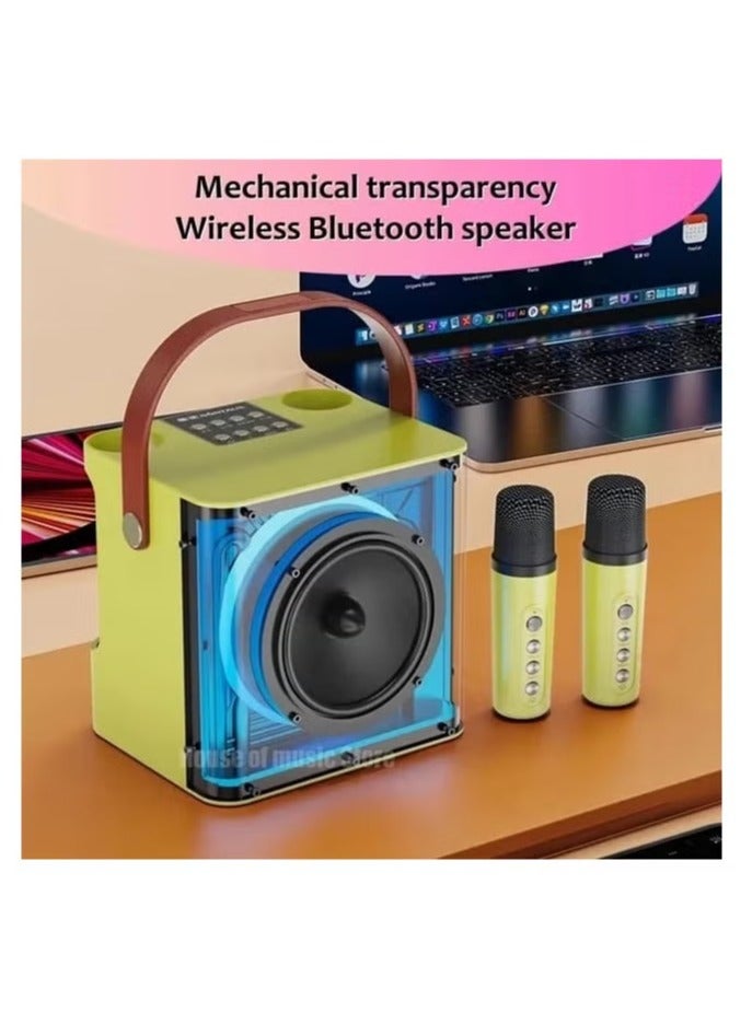 Smartberry M23 PLUS RGB Karaoke Bluetooth Speaker | Wireless Speaker with LED Light Effects | Perfect for Karaoke, Parties, Home Entertainment, and Outdoor Events - Image 2