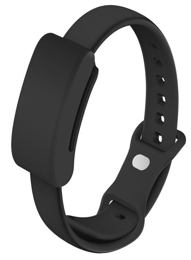 Sankel Silicone Band Compatible for WHOOP 5.0/4.0 - Ultra Soft Replacement Whoop 4.0/5.0 Life MG/Peak/One Wristband, Sweatproof Fitness Strap, Comfort, Easy to Use and Adjustable (Black) - Image 1