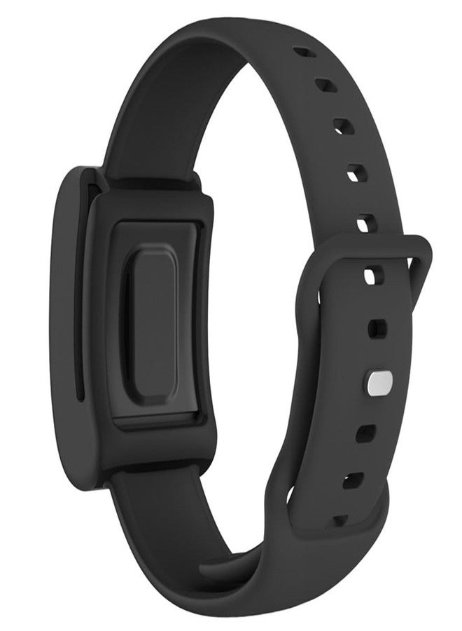 Sankel Silicone Band Compatible for WHOOP 5.0/4.0 - Ultra Soft Replacement Whoop 4.0/5.0 Life MG/Peak/One Wristband, Sweatproof Fitness Strap, Comfort, Easy to Use and Adjustable (Black) - Image 2
