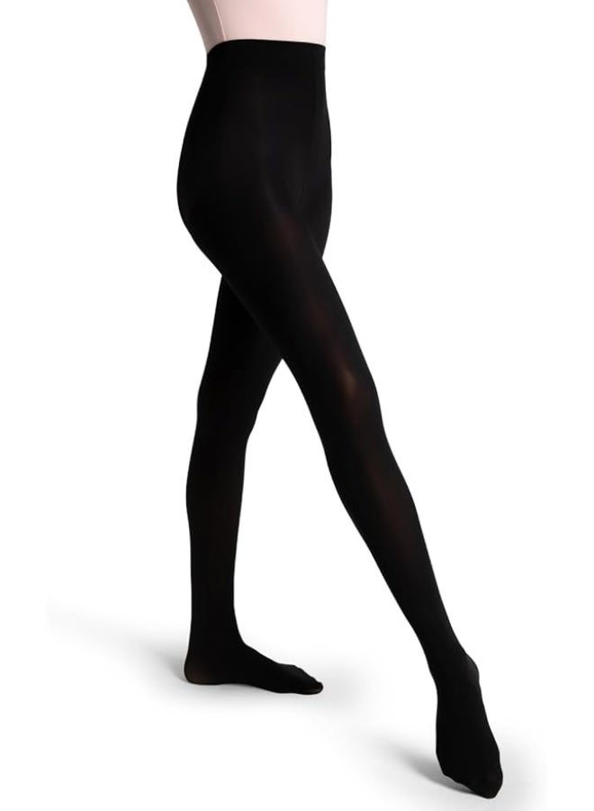 أمياي جوارب نسائية لامعة باللون الأسود – جوارب حريرية شفافة عالية الخصر، مقاومة للتمزق (Anti-Snag)، بلون نود شبه شفاف. - Image 3