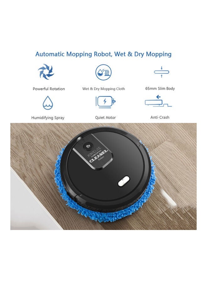 NIBEMINENT Mopping Robot Cleaner Black/Blue - Image 3