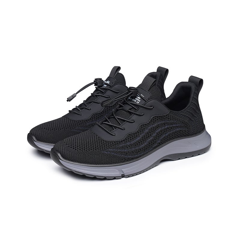 LAORENTOU Walking Shoes Men's Low Top Black/Gray - Image 4